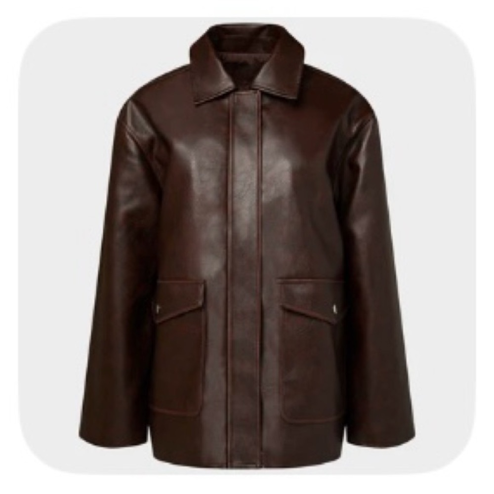 Vegan Leather Vintage Jacket
